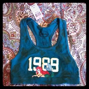 Little Mermaid sport bra